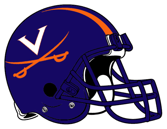 Virginia Cavaliers 2001-Pres Helmet Logo vinyl decal